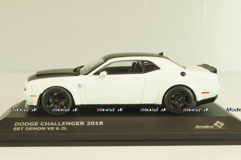 Dodge Challenger SRT Demon V8 6.2L 2018, white, 4310303, Solido 1:43