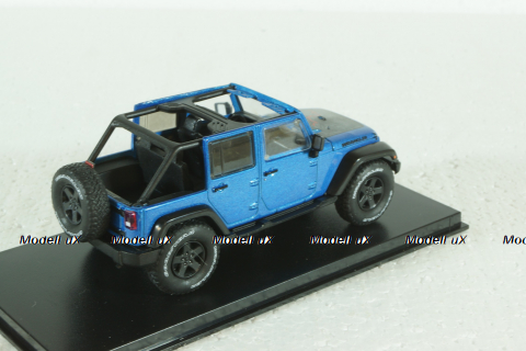 Jeep Wrangler Unlimited Black Bear Edition 2016, blue, Greenlight 1:43