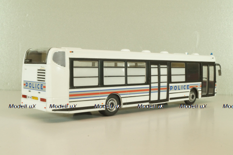 Irisbus Agora Police Nationale 2002, bus, AUTOBUS DAL MONDO №77, Hachette 1:43