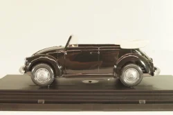 Volkswagen Kafer (Beatle) Cabriolet 1951, black, 7620139, Wiking 1:40 