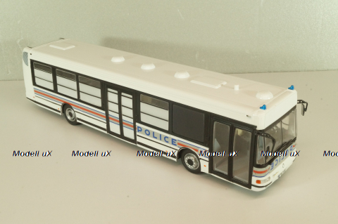 Irisbus Agora Police Nationale 2002, bus, AUTOBUS DAL MONDO №77, Hachette 1:43