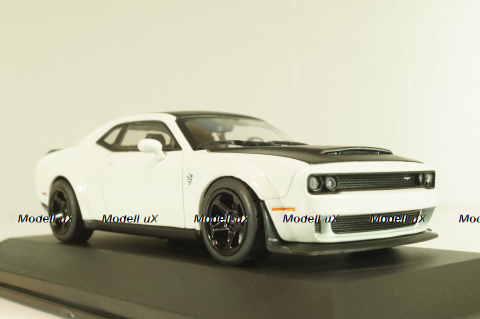 Dodge Challenger SRT Demon V8 6.2L 2018, white, 4310303, Solido 1:43