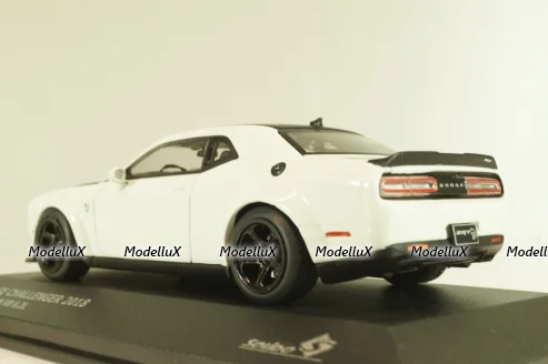 Dodge Challenger SRT Demon V8 6.2L 2018, white, 4310303, Solido 1:43