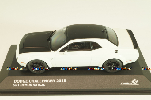 Dodge Challenger SRT Demon V8 6.2L 2018, white, 4310303, Solido 1:43
