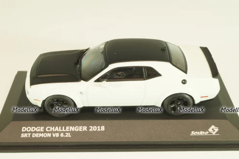 Dodge Challenger SRT Demon V8 6.2L 2018, white, 4310303, Solido 1:43