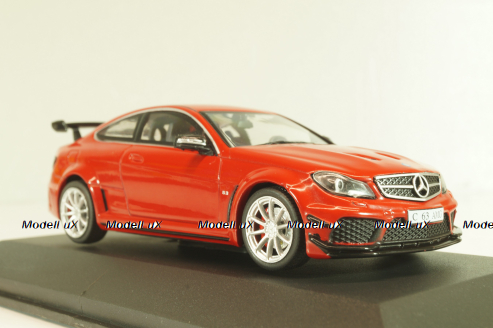 Mercedes C-Class C63 6.3 V8 AMG Black Series 2012, red, 4311602, Solido 1:43
