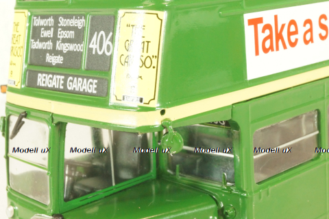 AEC Regent III RT 1947 Regent, bus, green, AUTOBUS DAL MONDO №87, Hachette 1:43 Уценка!