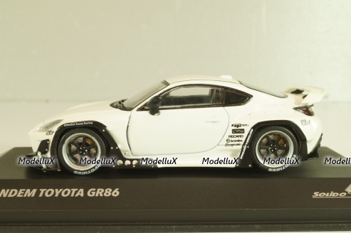 Toyota GR86 Pandem Rocket Bunny, white, 4315102, Solido 1:43