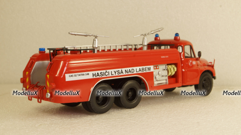 Tatra T148 6x6 TANKER TRUCK FEUERWEHR HASICI LYSA 1968, Schuco 1:43