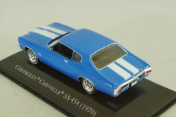 Chevrolet Chevelle SS 454 1970, blue, American Cars №6, DAM006, American cars, Altaya 1:43