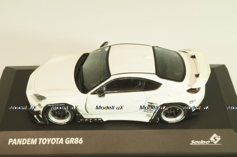 Toyota GR86 Pandem Rocket Bunny, white, 4315102, Solido 1:43