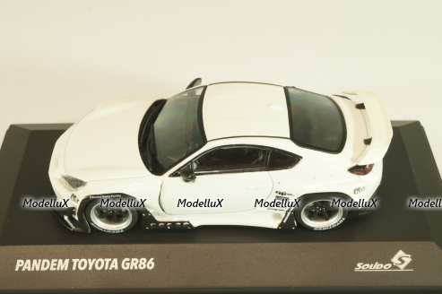 Toyota GR86 Pandem Rocket Bunny, white, 4315102, Solido 1:43