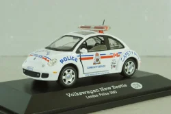 Volkswagen New Beatle, London Police of Canada 2003, white, Cararama 1:43