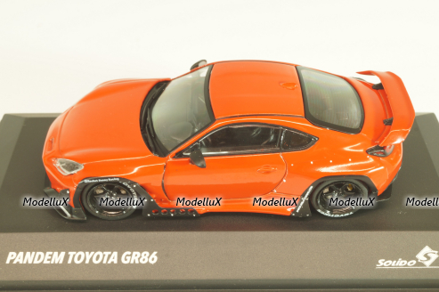 Toyota GR86 Pandem Rocket Bunny red metallic, 4315103, Solido 1:43