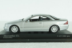 Mercedes CL 500 1999, silver metallic, 430038024, Minichamps 1:43 