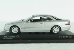 Mercedes CL 500 1999, silver metallic, 430038024, Minichamps 1:43 