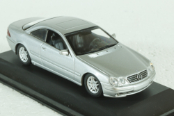 Mercedes CL 500 1999, silver metallic, 430038024, Minichamps 1:43 