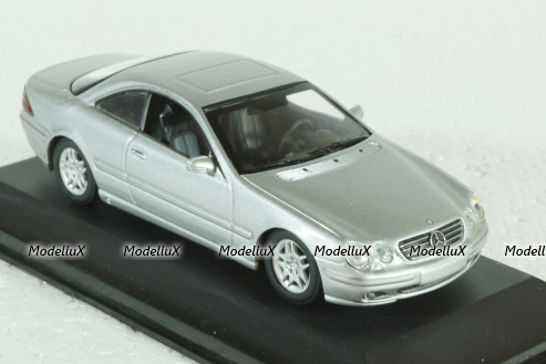 Mercedes CL 500 1999, silver metallic, 430038024, Minichamps 1:43 