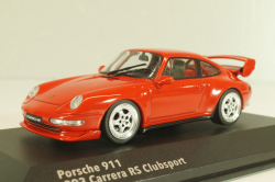 Porsche 911 (993) RS Clubsport red, 4313802, Solido 1:43
