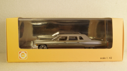 Cadillac Fleetwood Brougham Limousine 1976, silver, GIM018A, GIM 1:43