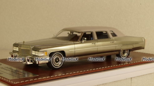 Cadillac Fleetwood Brougham Limousine 1976, silver, GIM018A, GIM 1:43