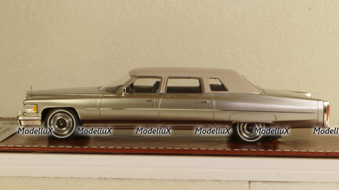 Cadillac Fleetwood Brougham Limousine 1976, silver, GIM018A, GIM 1:43
