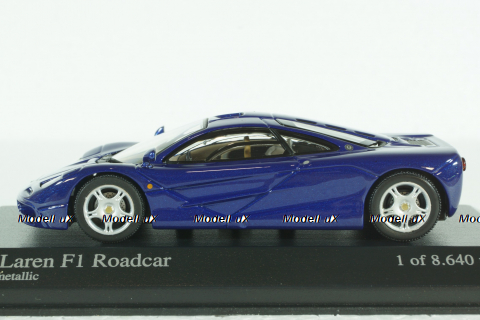 McLaren F1 Road 1996, blue metallic, 530133435, Minichamps 1:43