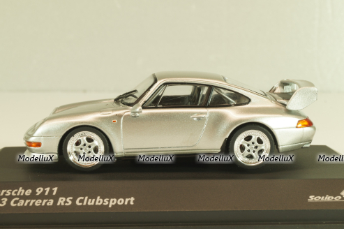 Porsche 911 (993) Carrera RS Clubsport silver, 4313803, Solido 1:43 Уценка!