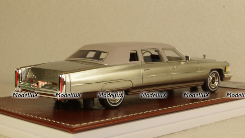 Cadillac Fleetwood Brougham Limousine 1976, silver, GIM018A, GIM 1:43