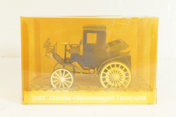 Daimler belt-driven Taxicab 1897, blue, Cursor 1:43