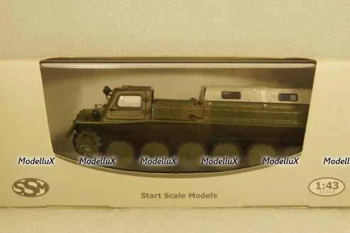 Газ-71 ГТ-СМ снегоболотоход 1968, хаки, SSM3001, SSM 1:43