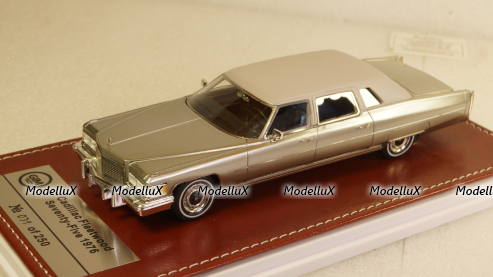 Cadillac Fleetwood Brougham Limousine 1976, silver, GIM018A, GIM 1:43
