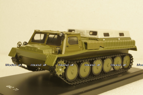 Газ-71 ГТ-СМ снегоболотоход 1968, хаки, SSM3001, SSM 1:43