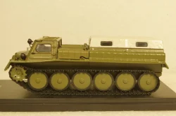Газ-71 ГТ-СМ снегоболотоход 1968, хаки, SSM3001, SSM 1:43