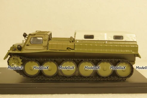 Газ-71 ГТ-СМ снегоболотоход 1968, хаки, SSM3001, SSM 1:43