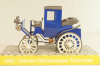 Daimler belt-driven Taxicab 1897, blue, Cursor 1:43