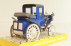 Daimler belt-driven Taxicab 1897, blue, Cursor 1:43