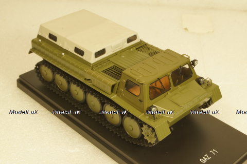 Газ-71 ГТ-СМ снегоболотоход 1968, хаки, SSM3001, SSM 1:43