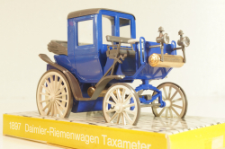 Daimler belt-driven Taxicab 1897, blue, Cursor 1:43