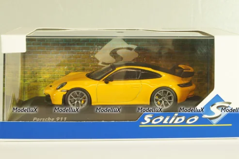 Porsche 911 (992) GT3 2023 yellow/black, 4312504, Solido 1:43