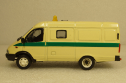Газ-3221, Газель, Инкассаторская,Агат 1:43
