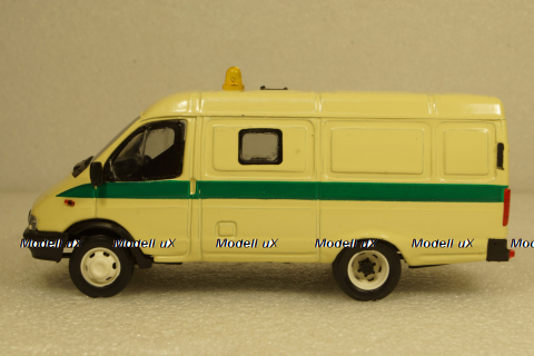 Газ-3221, Газель, Инкассаторская,Агат 1:43