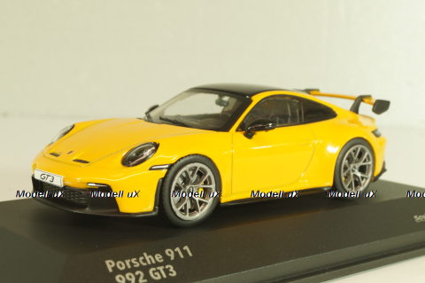 Porsche 911 (992) GT3 2023 yellow/black, 4312504, Solido 1:43