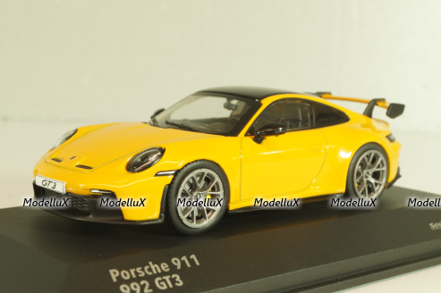Porsche 911 (992) GT3 2023 yellow/black, 4312504, Solido 1:43