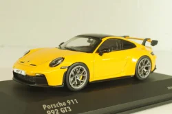 Porsche 911 (992) GT3 2023 yellow/black, 4312504, Solido 1:43