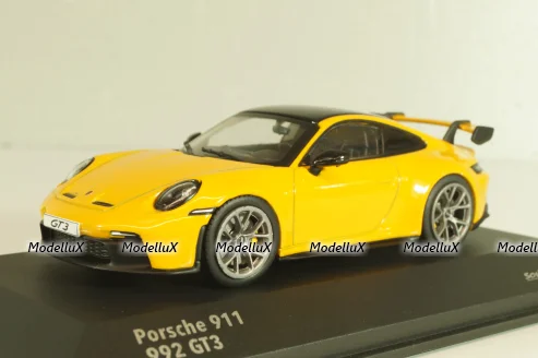 Porsche 911 (992) GT3 2023 yellow/black, 4312504, Solido 1:43