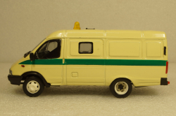 Газ-3221, Газель, Инкассаторская,Агат 1:43