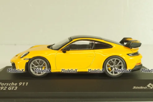 Porsche 911 (992) GT3 2023 yellow/black, 4312504, Solido 1:43