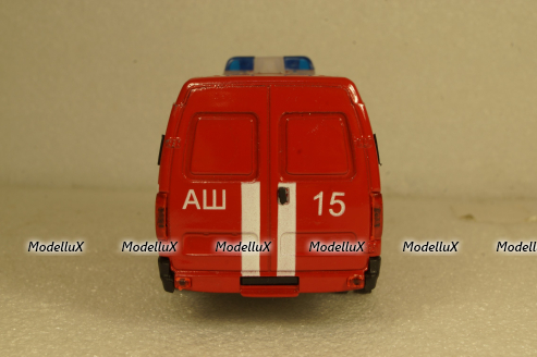 Газ-3221 Газель, Пожарный штаб, Агат 1:43