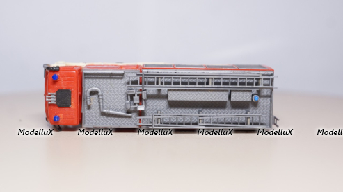 Mercedes пожарный, 4-х осный, Wiking 1:87